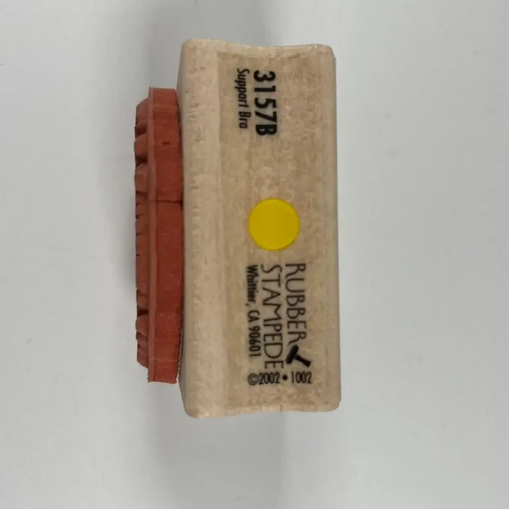 Breast Cancer support wooden stamp